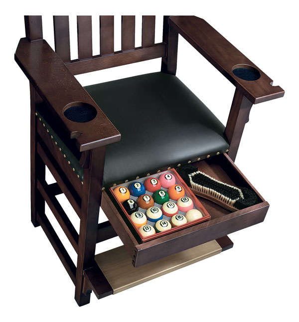 Brunswick Player Chair open